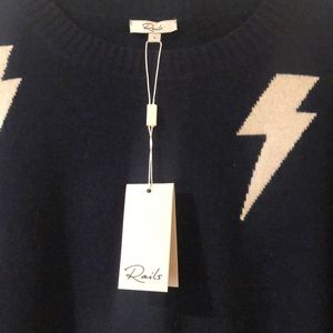 Rails Sweaters - Brand new Rails lightening bolt crewneck sweater Rails Sweaters - Brand new Rails lightening bolt crewneck sweater
